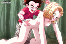 Krillin Fucking Android 18 Doggy Style | Dragonball Hentai Image
