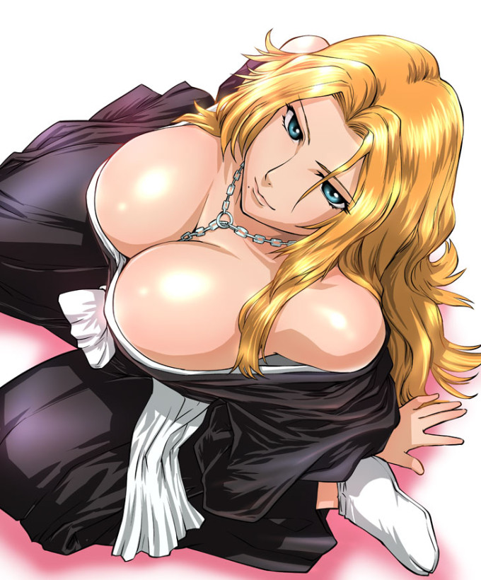 Matsumoto Showing Off Her Cleavage | Bleach Hentai Image