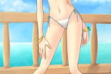 Nami Posing On Ship Deck | One Piece Hentai Image
