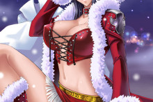 Robin in a Christmas Costume | One Piece Hentai Image