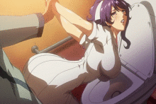 Hot Nurse Fucked In Bathroom | Hentai GIF