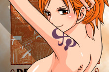 Nami Posing For Her Poster | One Piece Hentai Image