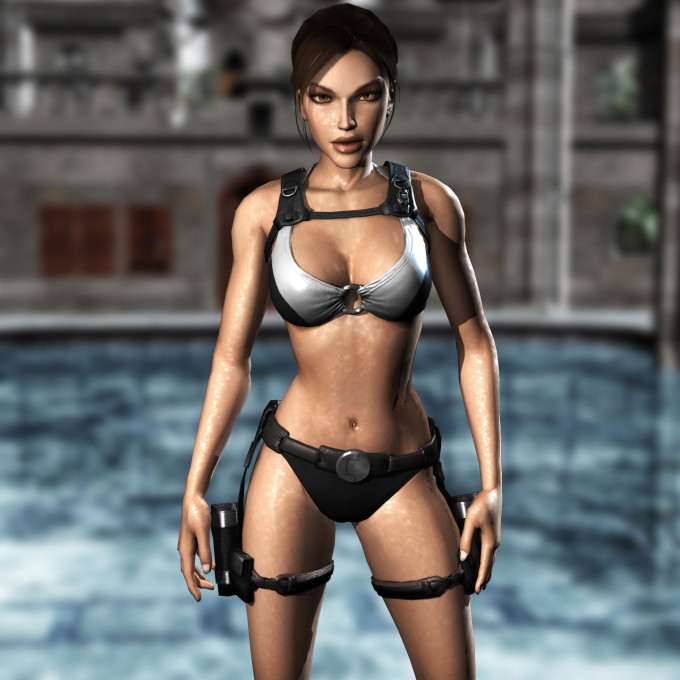 By The Pool 2 | Tomb Raider Hentai CGI