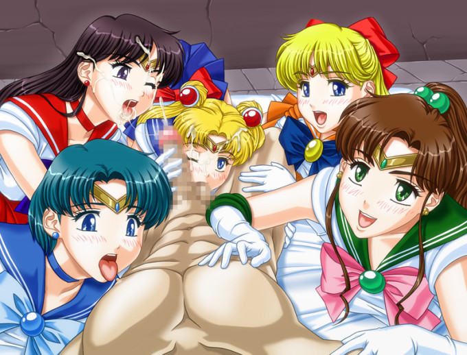 Sailor Harem | Sailor Moon Hentai Image