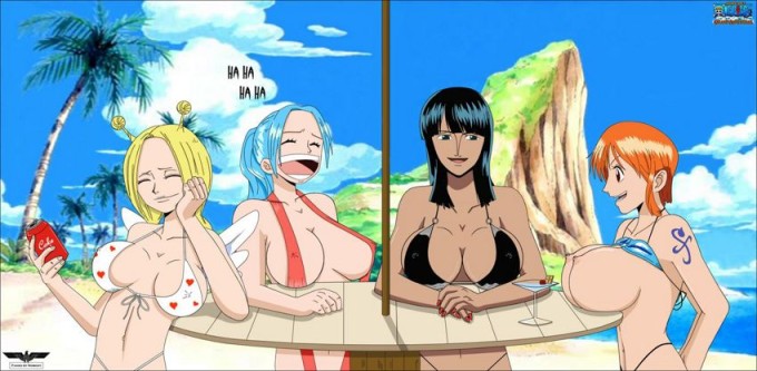 Vivi, Nami, Robin and Conis – One Piece
