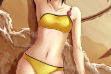 Sexy Shizune At The Beach | Naruto Hentai Image