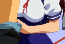 Uehara Ami Classroom Blowjob | Love Selection Hentai GIF