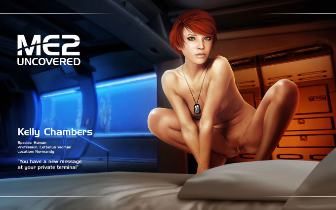 Naked Kelly Wallpaper | Mass Effect Hentai Image