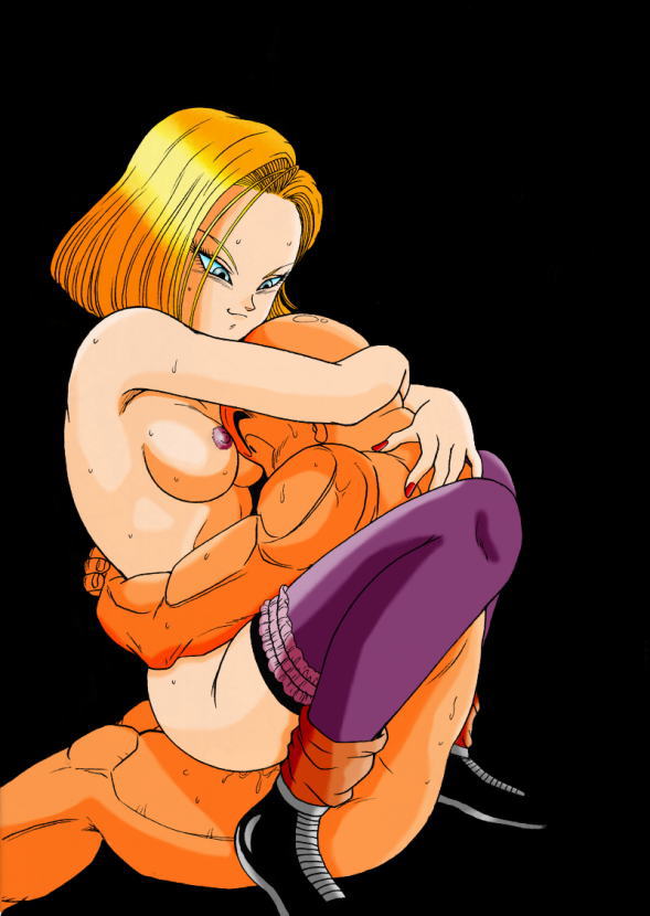 Android 18 And Krillin Dragonball Hentai Image. 