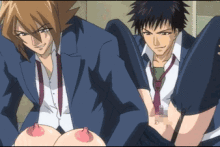 Milf Teacher Threesome | Hentai GIF