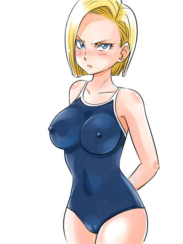 Android 18’s Swimsuit - Dragonball Hentai Image. 