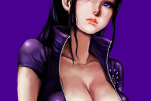Robin's huge tits - One Piece Hentai Image