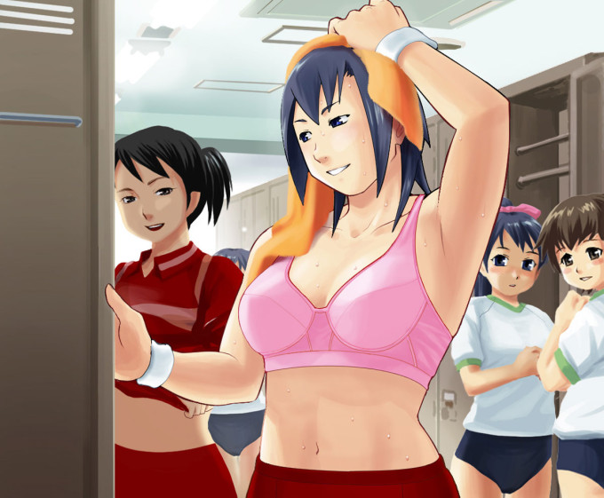 Sweaty Ayuhara Natsu – Rival Schools Hentai Image