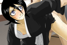 Rukia's first anal - Bleach Hentai Image