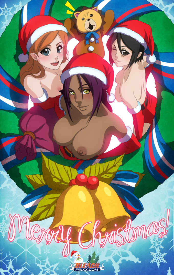 Orihime Inoue, Yoruichi Shihoin, Kuchiki Rukia and Kon – Bleach