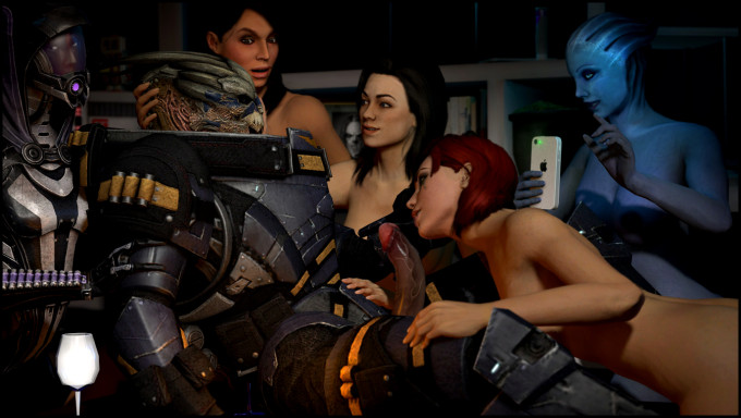 Ashley, Shepard, Garrus, Liara, Miranda and Tali – TheStrayanSnip3r – Mass Effect