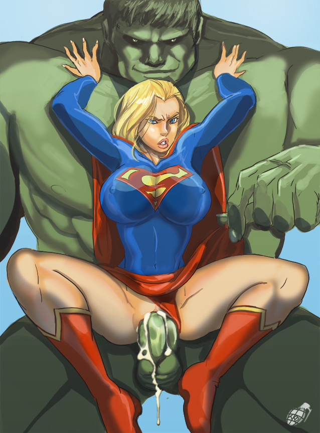 Hulk And Supergirl  Dc Comics  Marvel Comics-8382