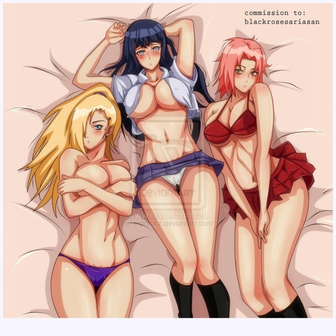 Ino Yamanaka, Hinata Hyuga and Haruno Sakura – Indrockz – Naruto