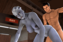 Liara T'Soni and Kaidan Alenko - NamelessEnd - Mass Effect