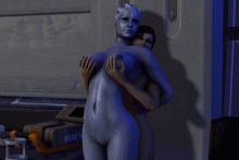 Shepard and Liara T’Soni – Mass Effect