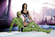 Thane Krios and Miranda Lawson - RenderEffect Dan - Mass Effect