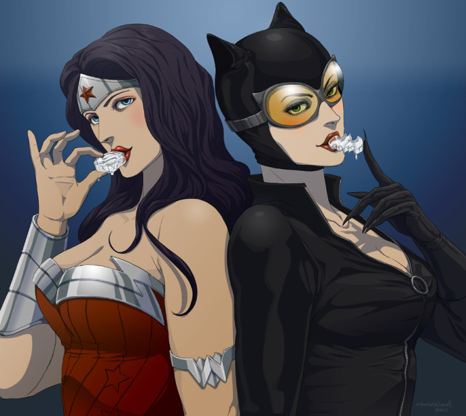 Wonder Woman and Catwoman – Doubleleaf – DC Comics