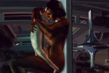 Samantha Traynor and Shepard - Fishbone76 - Mass Effect
