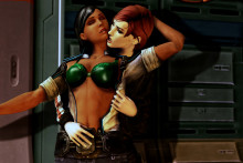 Samantha Traynor and Shepard - Fishbone76 - Mass Effect