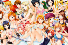 Nami, Sakura, Orihime, Rangiku - Hikapan - One Piece - Naruto - Bleach