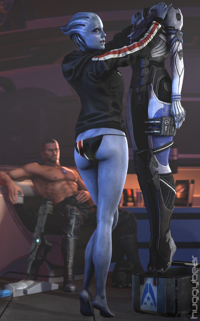 Shepard and Liara T’Soni – Huggybear – Mass Effect