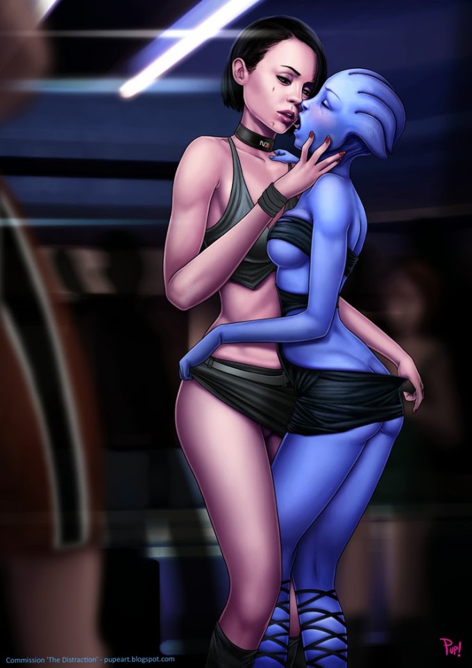 Shepard and Liara T’Soni – Pupete – Mass Effect