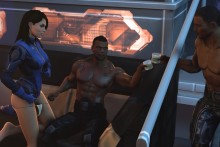 Ashley Williams, James Vega and Steve Cortez - BlueLight - Mass Effect