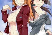 Charlotte E. Yeager and Getrud Barkhorn - Maruto! - Strike Witches
