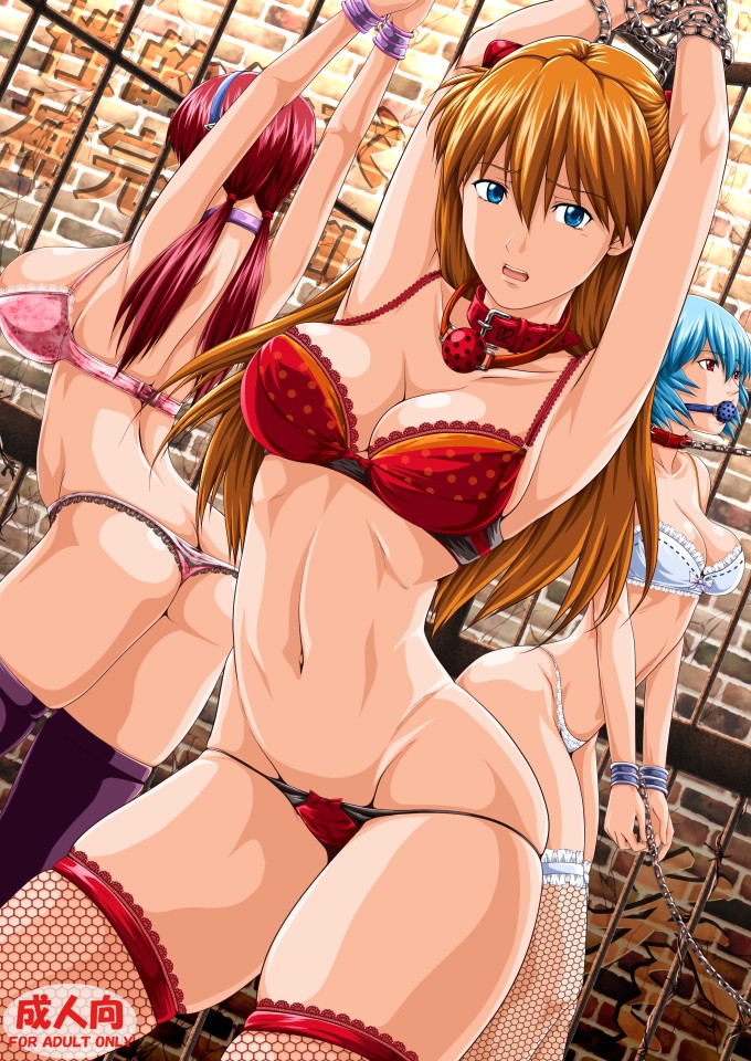 Rei Ayanami, Mari Illustrious Makinami and Asuka Langley Soryu – Toyatei – Neon Genesis Evangelion