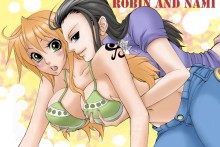 Nami and Nico Robin - Chikaburo - One Piece