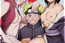 Uzumaki Naruto, Shizune and Haruno Sakura – Naruto