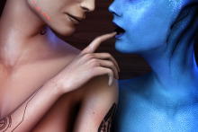 Liara T'Soni and Shepard - AsariManiac - Mass Effect