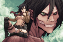 Mikasa Ackerman and Rogue Titan – AAA – Attack on Titan