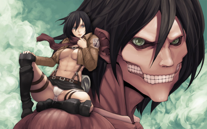 Mikasa Ackerman and Rogue Titan – AAA – Attack on Titan