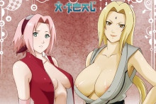 Haruno Sakura and Tsunade - Crimeglass - Naruto