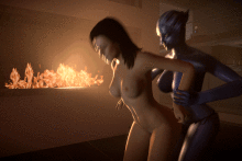 Miranda Lawson and Liara T’Soni – flyingsquirrel1000 – Mass Effect
