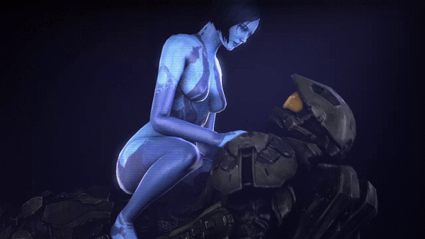 Cortana Porn Animated Gif - Cortana and Master Chief â€“ NikusuSFM â€“ Halo