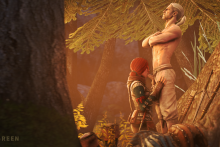 Triss Merigold and Geralt - MrGreen - The Witcher 2