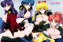 Sailor Mars, Sailor Mercury, Sailor Moon, Sailor Venus and Sailor Jupiter - Sailor Moon