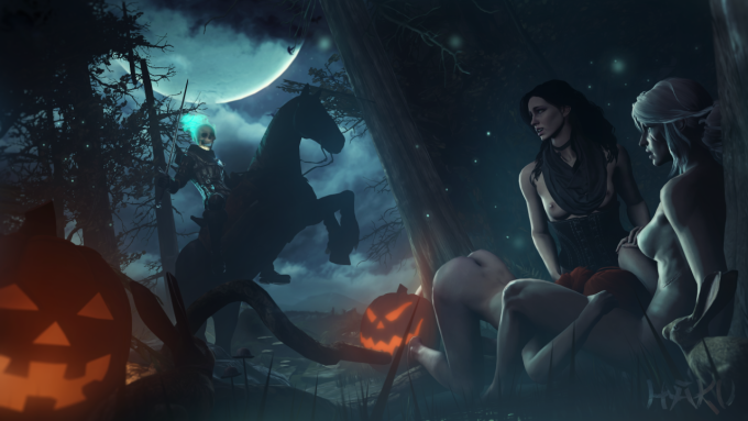 Triss Merigold, Ciri and Yennefer – HakuSFM – The Witcher 3