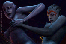 Liara and Samara – vsmnd – Mass Effect