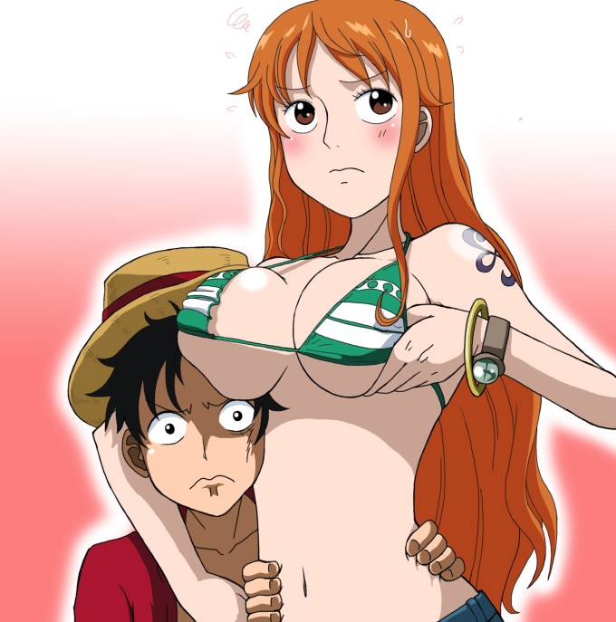 Luffy and Nami – Kakkii – One Piece