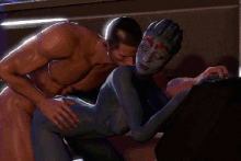 Shepard and Samara - Mass Effect