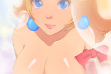 Princess Peach - Blue Senpai - Mario Universe