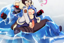 Soldier 76 and Mei - My_Pet_Tentacle_Monster - Overwatch